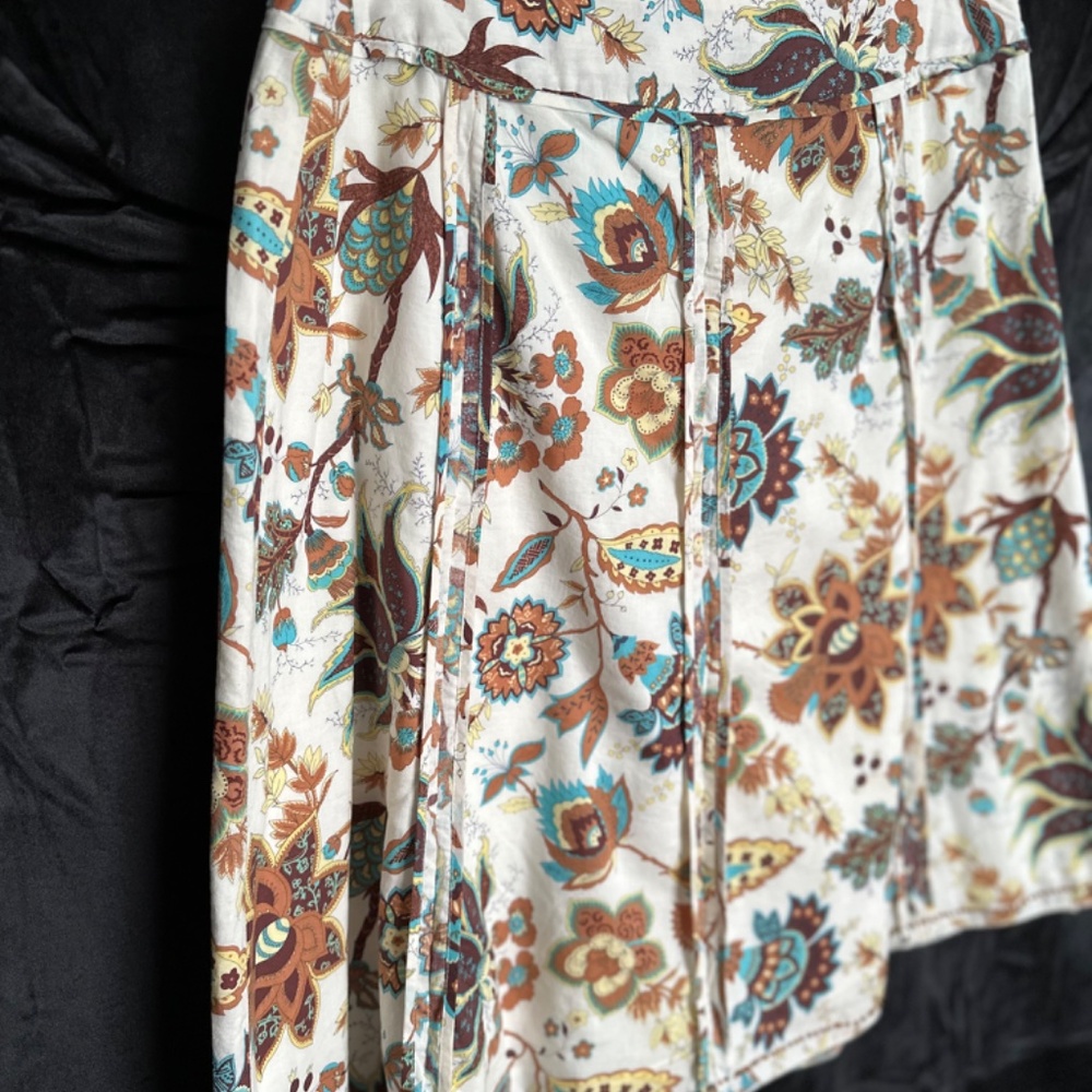 Acorn, women’s multicolor leaf print skirt, size 10 - Picture 3 of 7